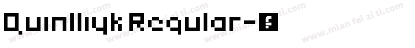 Quinlliyk Regular字体转换